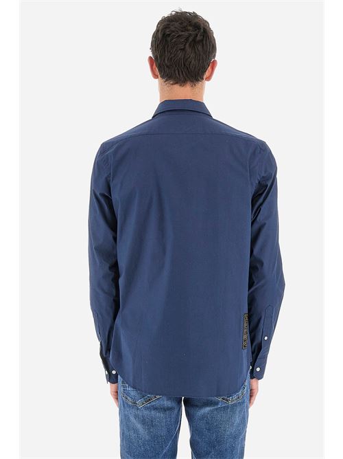 MAN SHIRT L/S POPLIN LA MARTINA | WMC302-PP483/7017